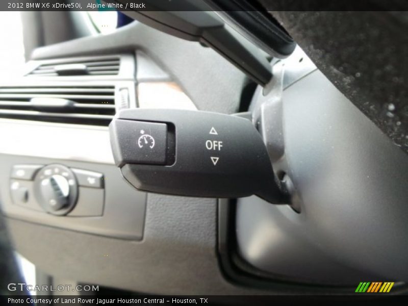 Controls of 2012 X6 xDrive50i