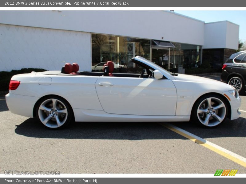 Alpine White / Coral Red/Black 2012 BMW 3 Series 335i Convertible