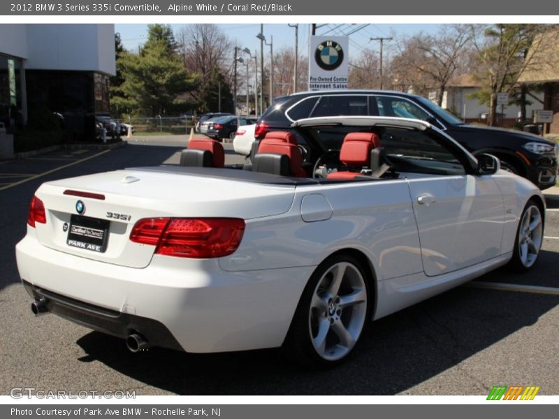 Alpine White / Coral Red/Black 2012 BMW 3 Series 335i Convertible
