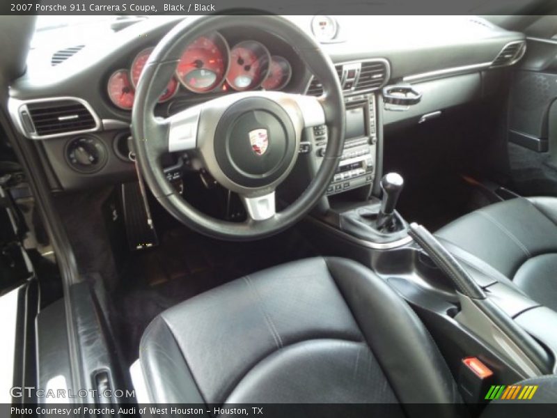 Black / Black 2007 Porsche 911 Carrera S Coupe