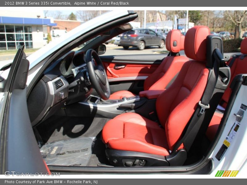 Alpine White / Coral Red/Black 2012 BMW 3 Series 335i Convertible