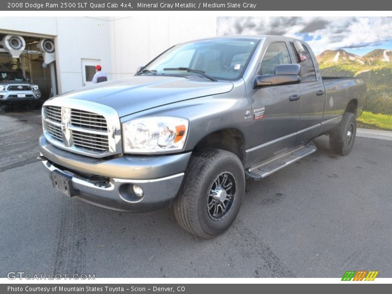 Mineral Gray Metallic / Medium Slate Gray 2008 Dodge Ram 2500 SLT Quad Cab 4x4