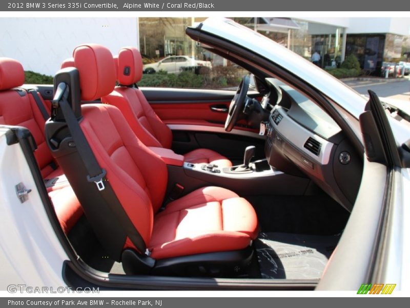 Alpine White / Coral Red/Black 2012 BMW 3 Series 335i Convertible