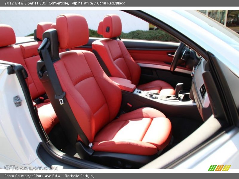Alpine White / Coral Red/Black 2012 BMW 3 Series 335i Convertible
