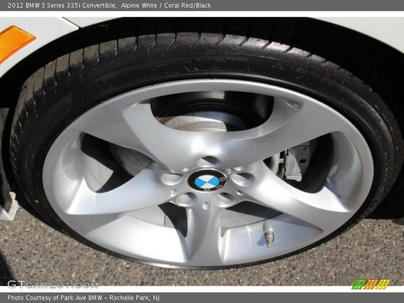 Alpine White / Coral Red/Black 2012 BMW 3 Series 335i Convertible