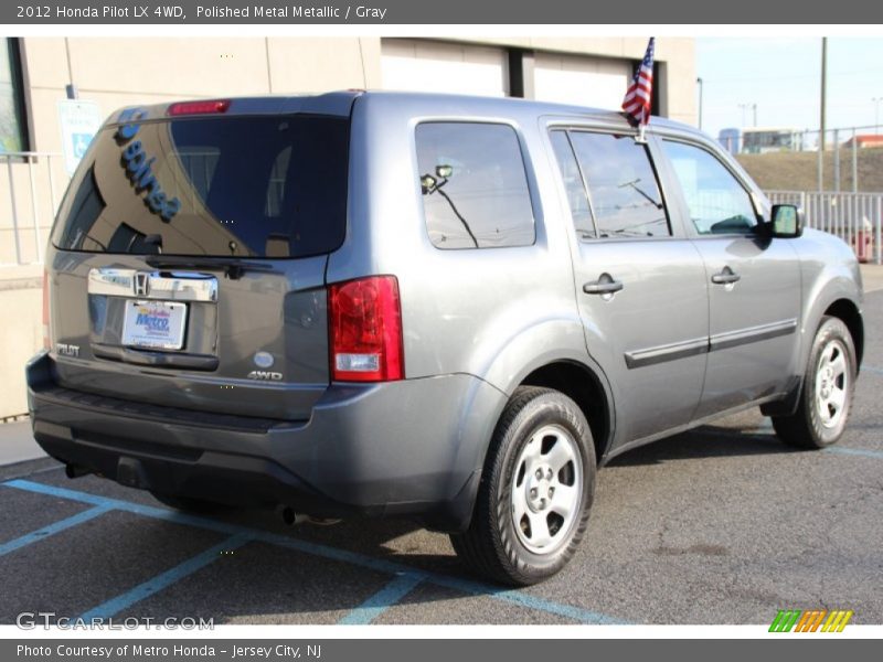 Polished Metal Metallic / Gray 2012 Honda Pilot LX 4WD