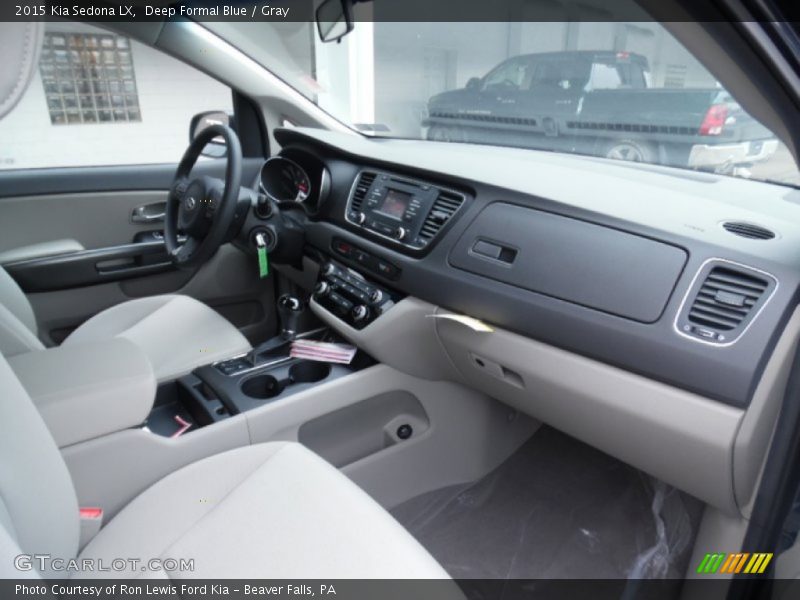 Deep Formal Blue / Gray 2015 Kia Sedona LX