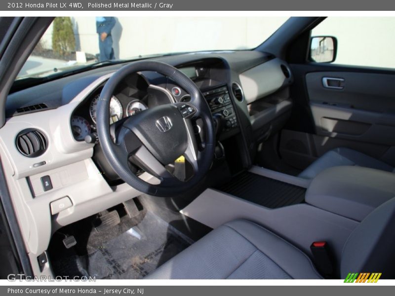 Polished Metal Metallic / Gray 2012 Honda Pilot LX 4WD