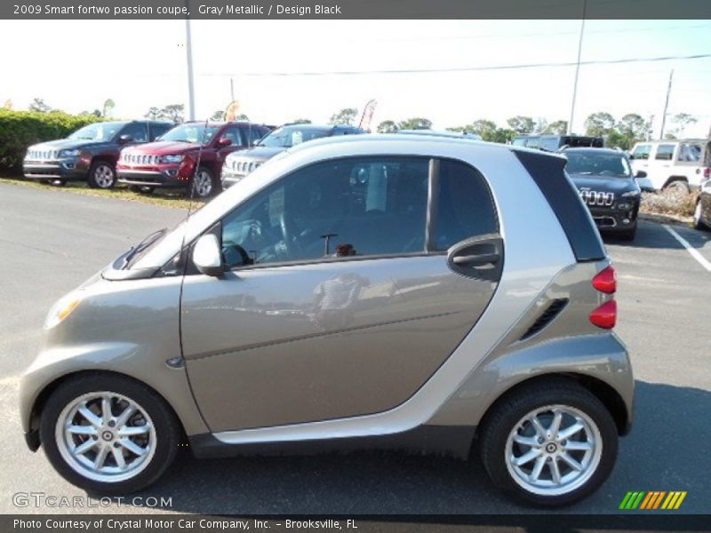 Gray Metallic / Design Black 2009 Smart fortwo passion coupe