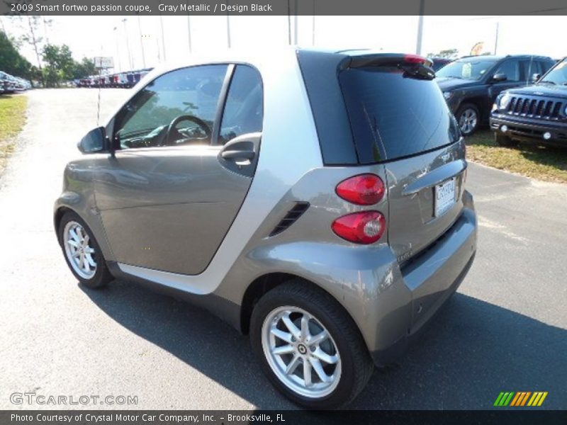 Gray Metallic / Design Black 2009 Smart fortwo passion coupe