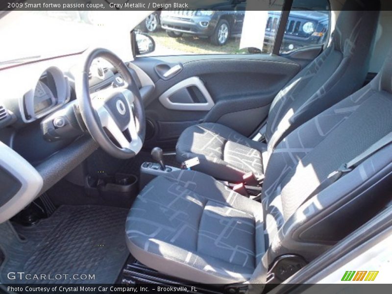 Gray Metallic / Design Black 2009 Smart fortwo passion coupe