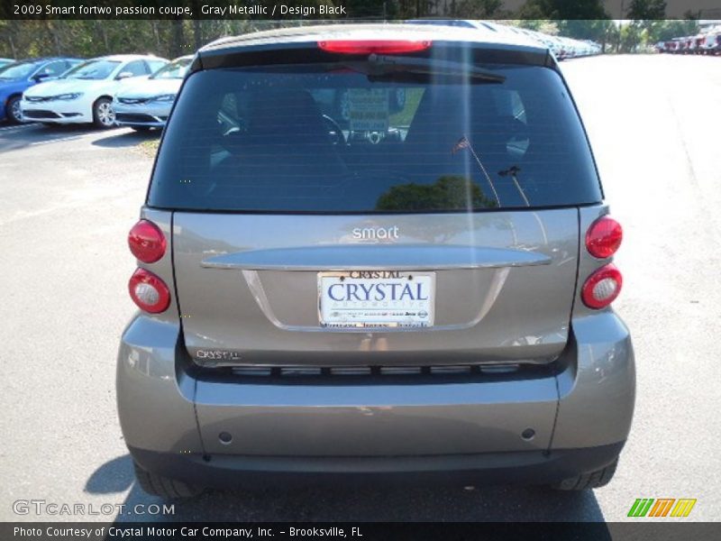 Gray Metallic / Design Black 2009 Smart fortwo passion coupe