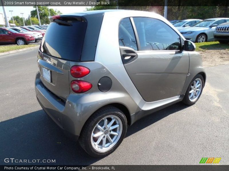Gray Metallic / Design Black 2009 Smart fortwo passion coupe