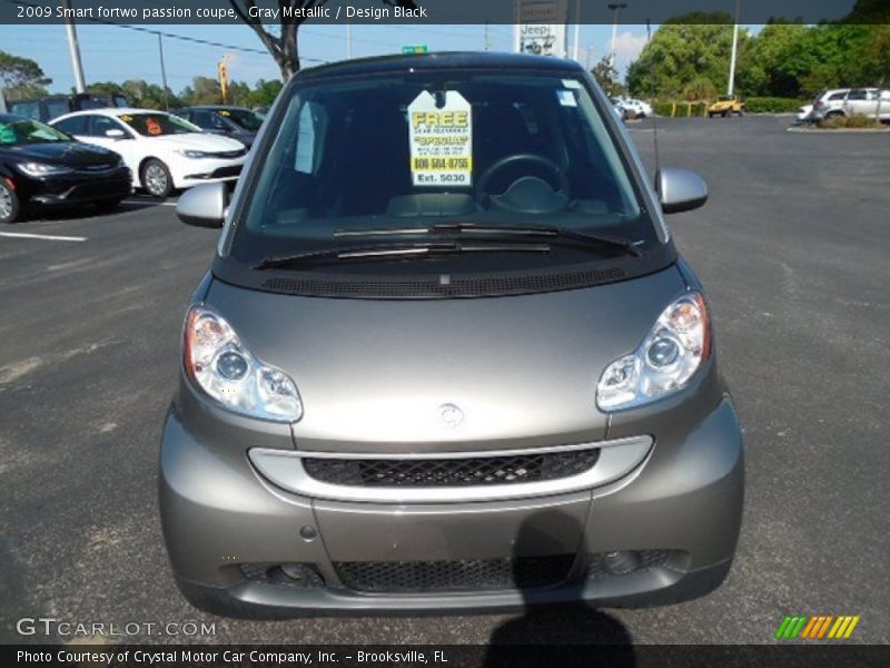 Gray Metallic / Design Black 2009 Smart fortwo passion coupe