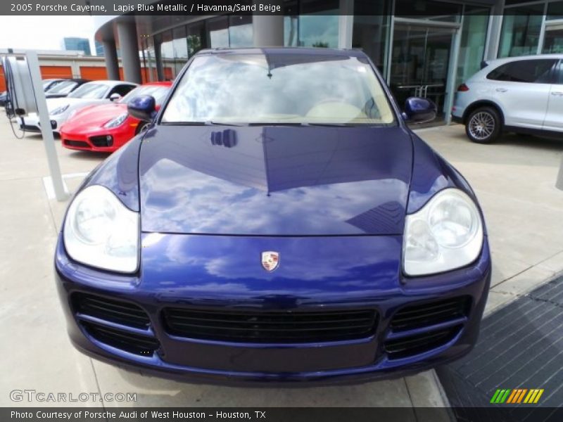 Lapis Blue Metallic / Havanna/Sand Beige 2005 Porsche Cayenne