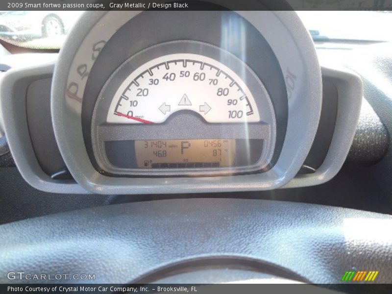 Gray Metallic / Design Black 2009 Smart fortwo passion coupe