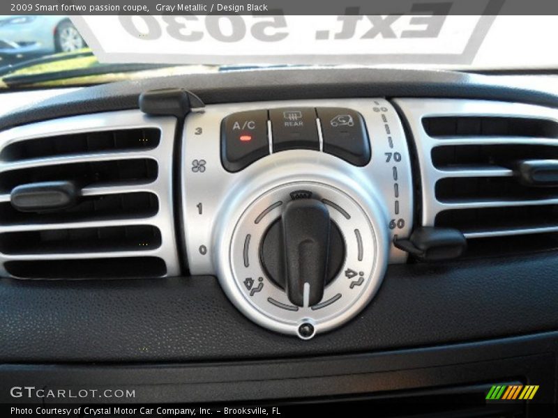 Gray Metallic / Design Black 2009 Smart fortwo passion coupe