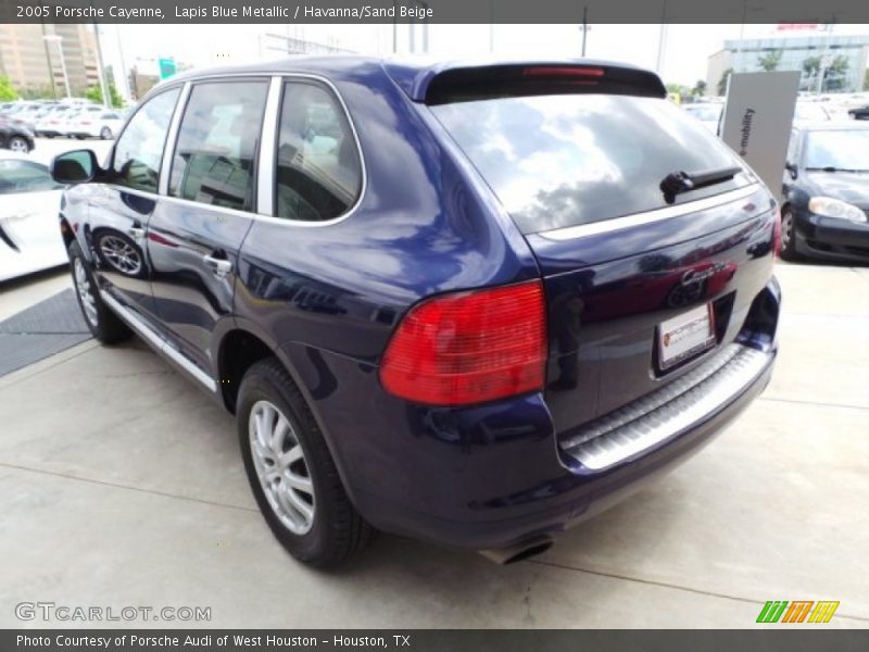 Lapis Blue Metallic / Havanna/Sand Beige 2005 Porsche Cayenne