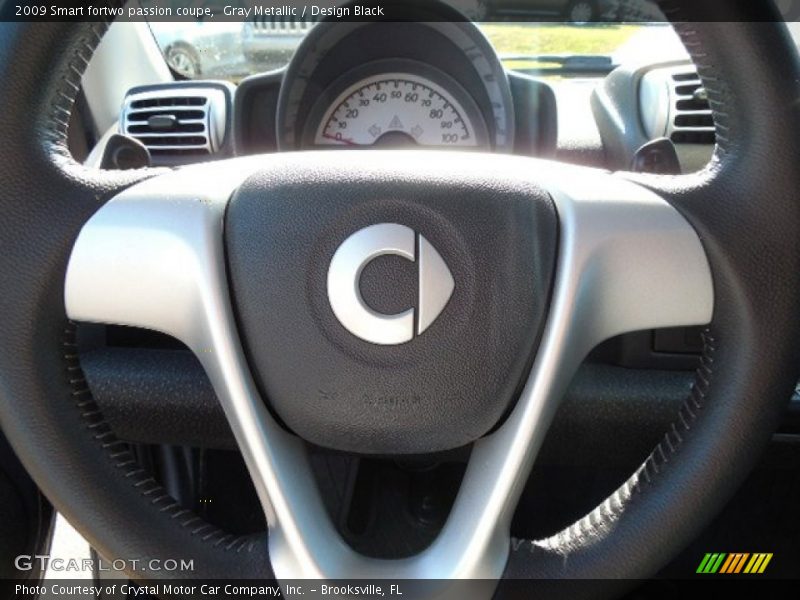 Gray Metallic / Design Black 2009 Smart fortwo passion coupe