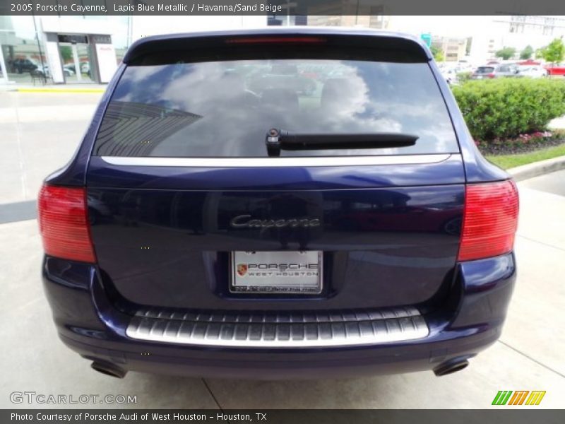 Lapis Blue Metallic / Havanna/Sand Beige 2005 Porsche Cayenne