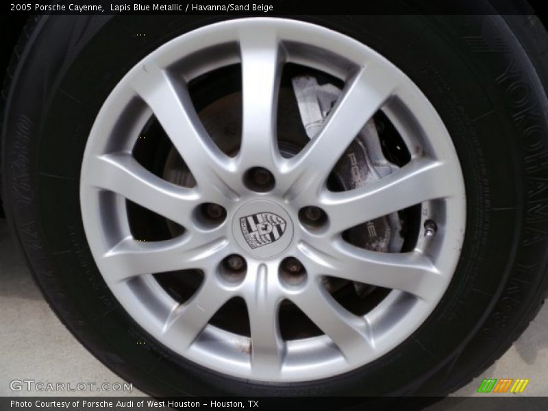 Lapis Blue Metallic / Havanna/Sand Beige 2005 Porsche Cayenne