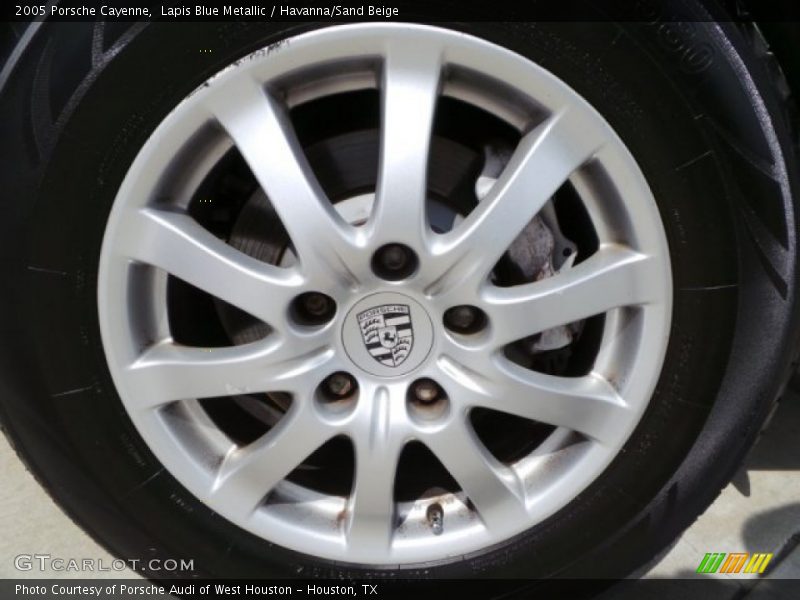 Lapis Blue Metallic / Havanna/Sand Beige 2005 Porsche Cayenne