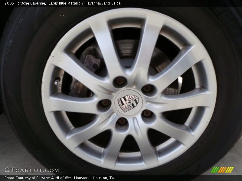 Lapis Blue Metallic / Havanna/Sand Beige 2005 Porsche Cayenne