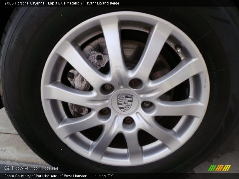 Lapis Blue Metallic / Havanna/Sand Beige 2005 Porsche Cayenne
