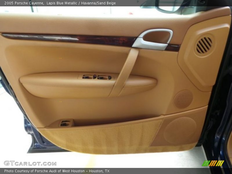 Lapis Blue Metallic / Havanna/Sand Beige 2005 Porsche Cayenne