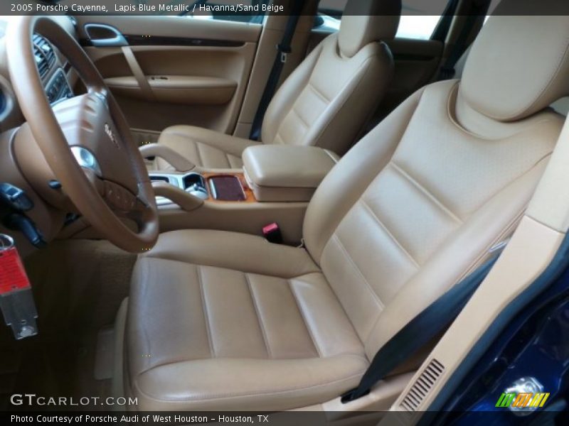 Lapis Blue Metallic / Havanna/Sand Beige 2005 Porsche Cayenne