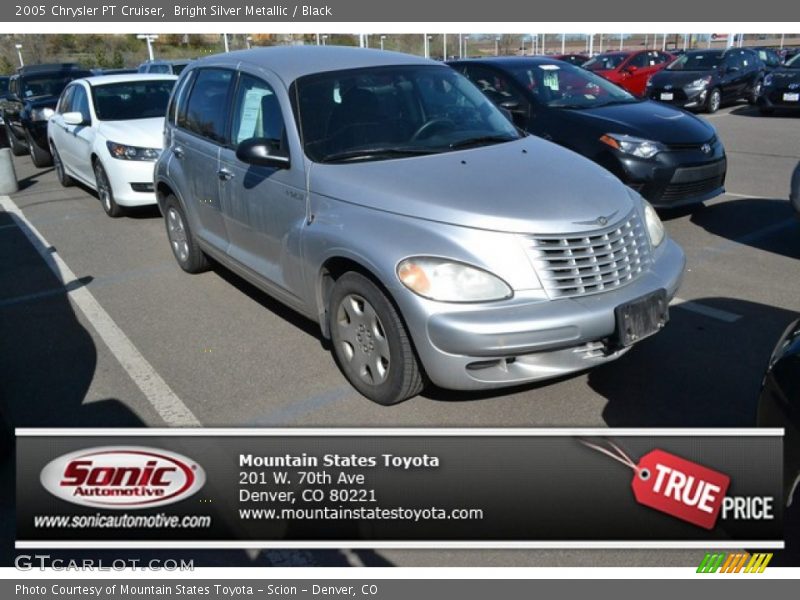 Bright Silver Metallic / Black 2005 Chrysler PT Cruiser