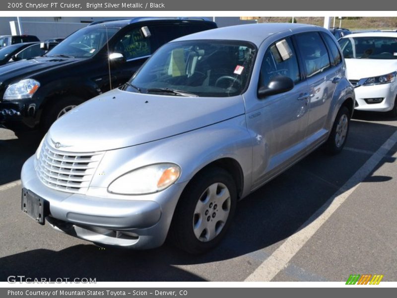 Bright Silver Metallic / Black 2005 Chrysler PT Cruiser