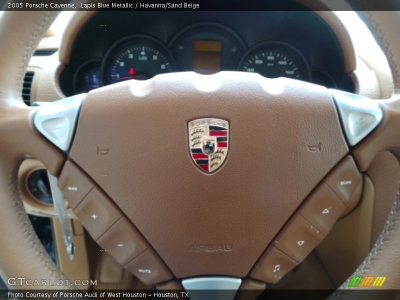 Lapis Blue Metallic / Havanna/Sand Beige 2005 Porsche Cayenne