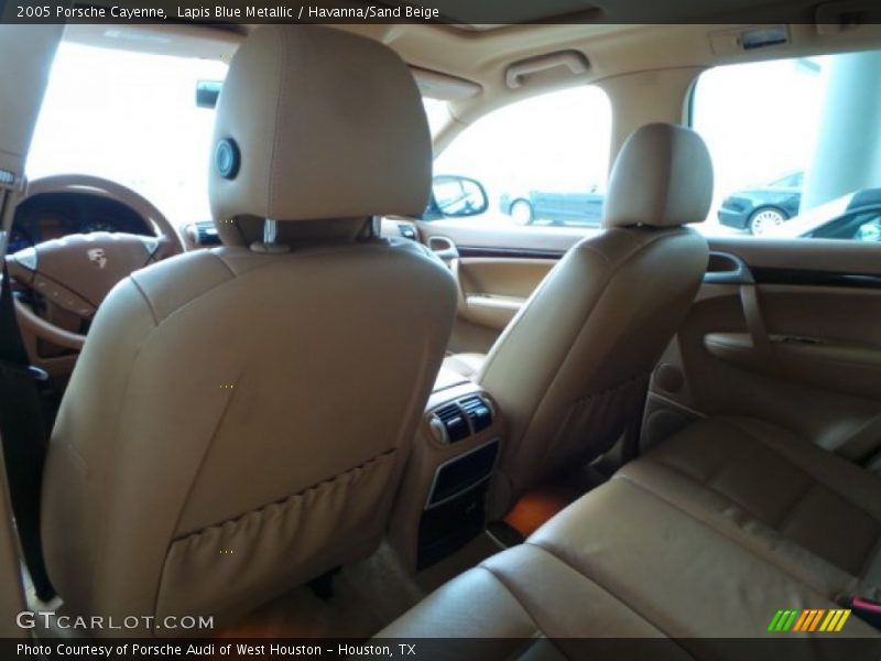 Lapis Blue Metallic / Havanna/Sand Beige 2005 Porsche Cayenne