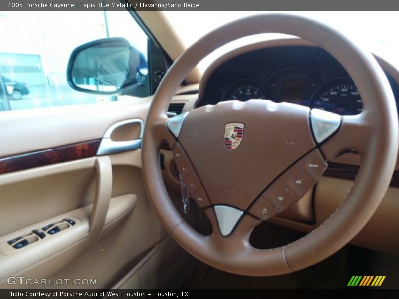 Lapis Blue Metallic / Havanna/Sand Beige 2005 Porsche Cayenne