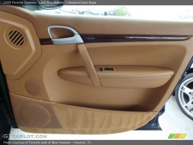 Lapis Blue Metallic / Havanna/Sand Beige 2005 Porsche Cayenne