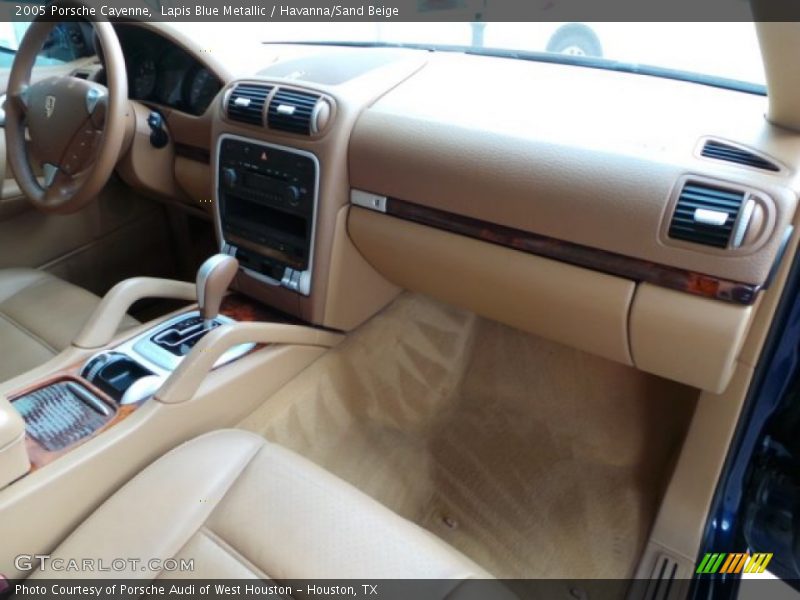 Lapis Blue Metallic / Havanna/Sand Beige 2005 Porsche Cayenne
