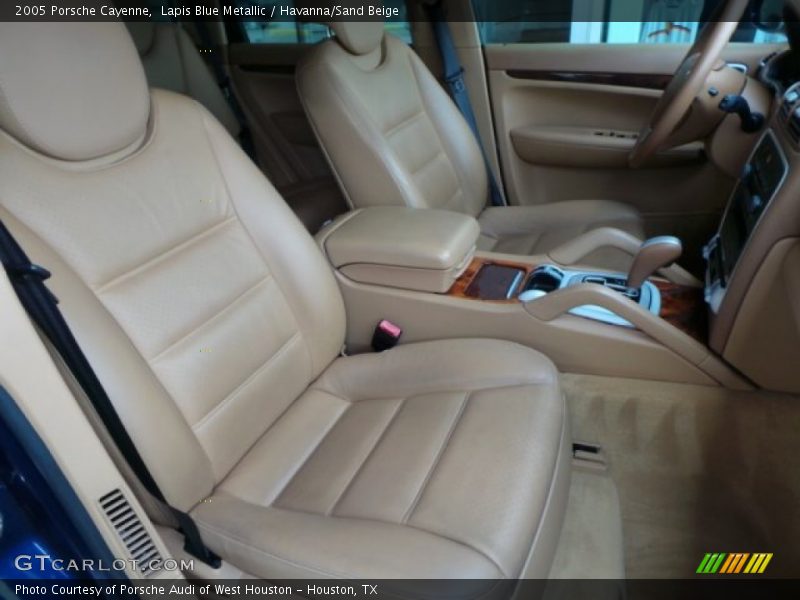 Lapis Blue Metallic / Havanna/Sand Beige 2005 Porsche Cayenne