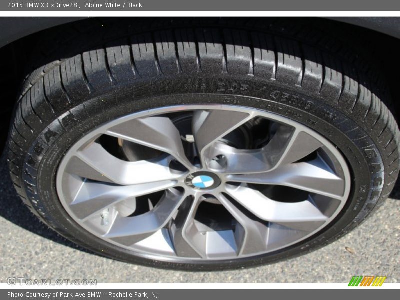 Alpine White / Black 2015 BMW X3 xDrive28i