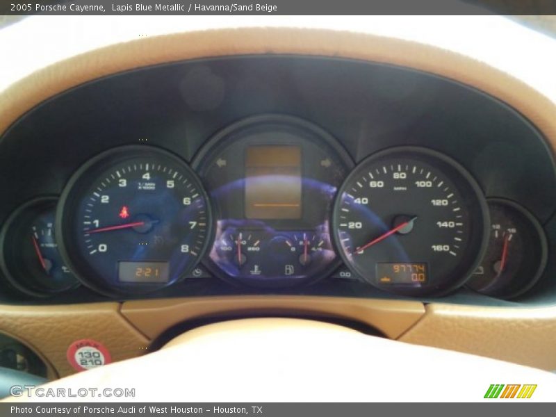 Lapis Blue Metallic / Havanna/Sand Beige 2005 Porsche Cayenne
