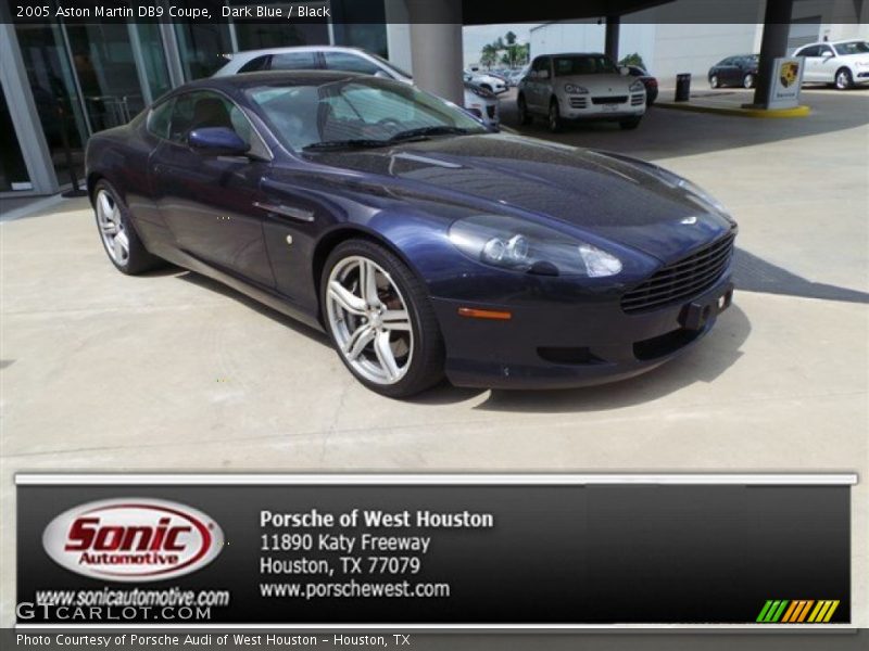 Dark Blue / Black 2005 Aston Martin DB9 Coupe