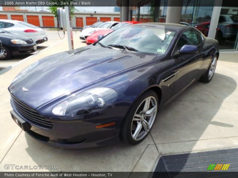 Dark Blue / Black 2005 Aston Martin DB9 Coupe