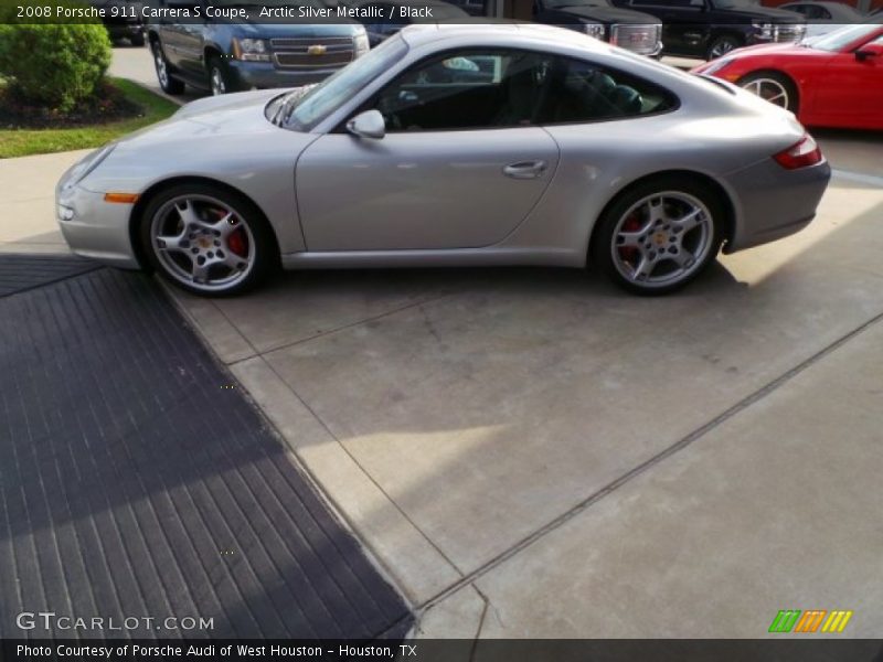 Arctic Silver Metallic / Black 2008 Porsche 911 Carrera S Coupe