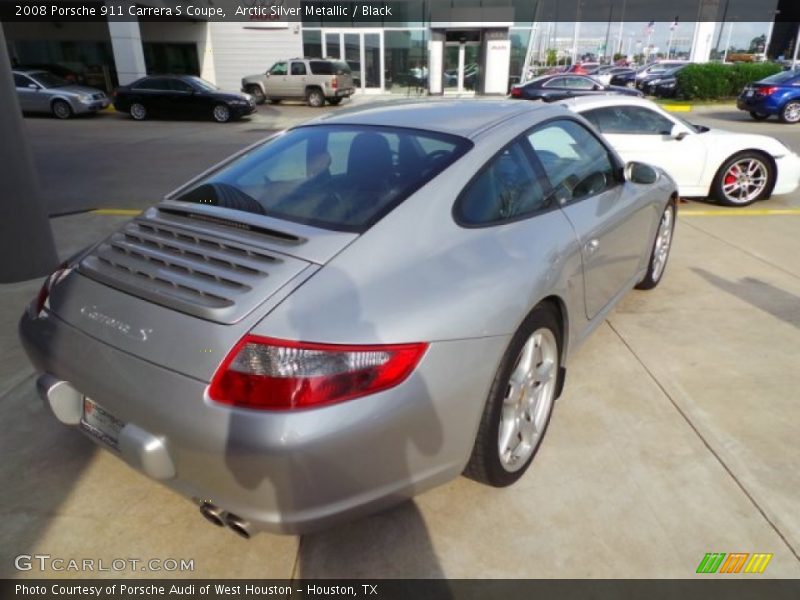 Arctic Silver Metallic / Black 2008 Porsche 911 Carrera S Coupe