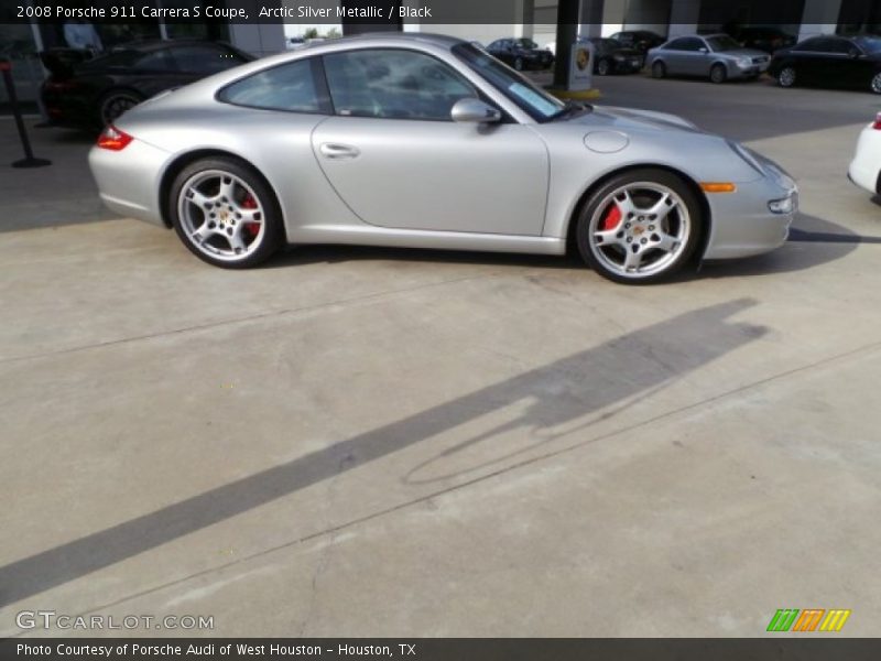 Arctic Silver Metallic / Black 2008 Porsche 911 Carrera S Coupe