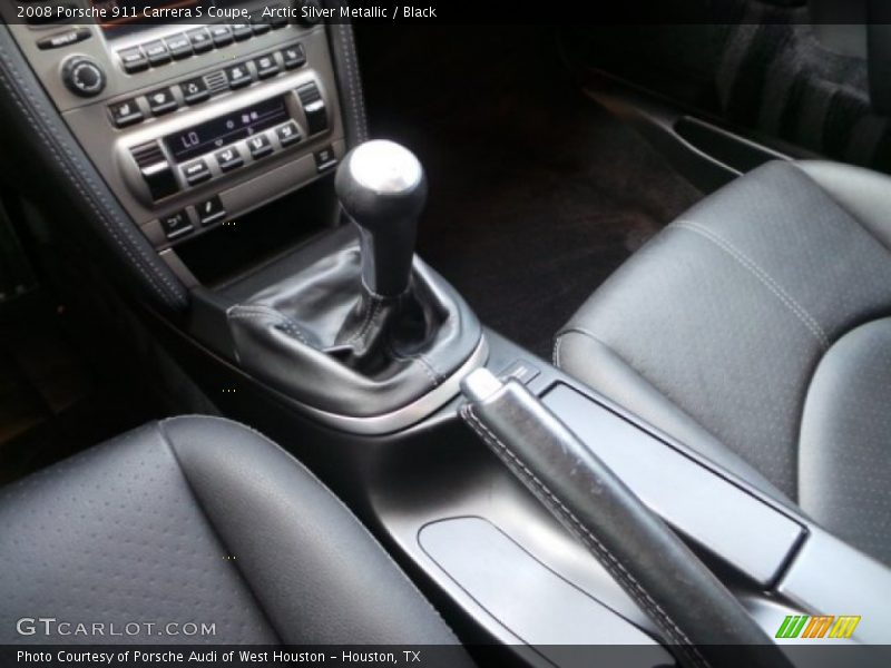Arctic Silver Metallic / Black 2008 Porsche 911 Carrera S Coupe