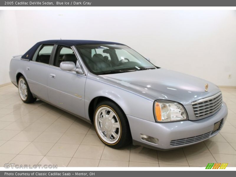 Blue Ice / Dark Gray 2005 Cadillac DeVille Sedan