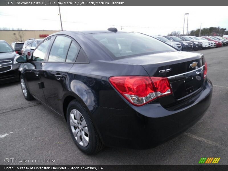 Blue Ray Metallic / Jet Black/Medium Titanium 2015 Chevrolet Cruze LS