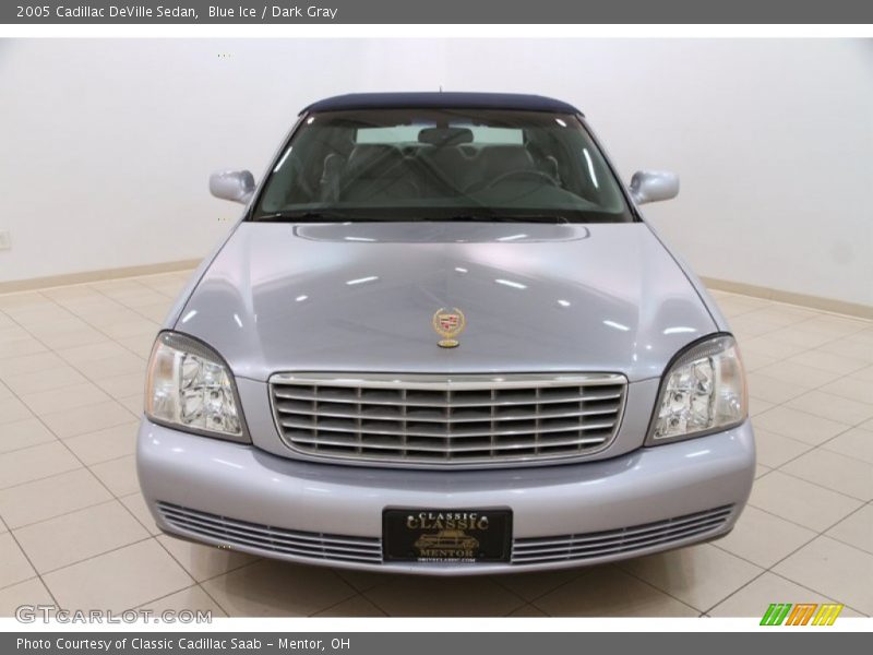 Blue Ice / Dark Gray 2005 Cadillac DeVille Sedan
