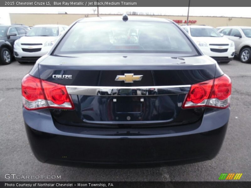Blue Ray Metallic / Jet Black/Medium Titanium 2015 Chevrolet Cruze LS